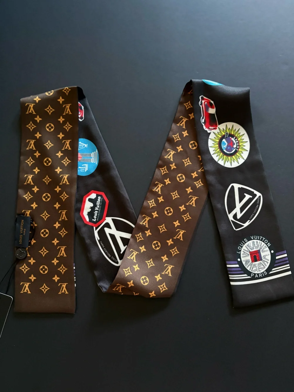 Fashion Long Silk Scarf Twilly